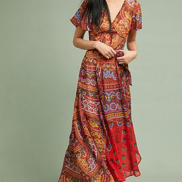 Anthropologie Akemi + Kin Murol Maxi Dress 4P - Picture 3 of 9